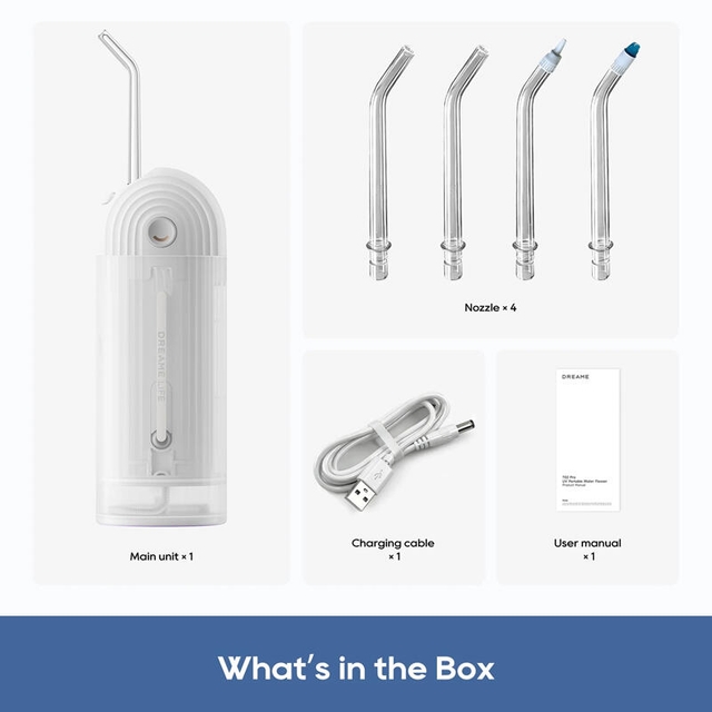 Dreame T02 Pro UV Portable Water Flosser White