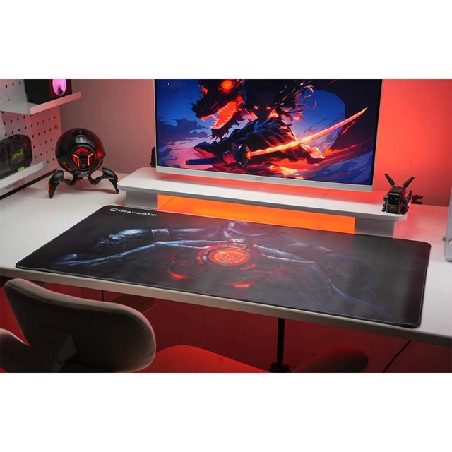 GravaStar Gaming Mouse Pad Warrior Black