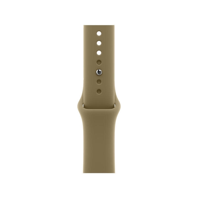 Apple Watch Series 12 GPS 46mm Dark Bronze Aluminium Case with Olive Sport Band