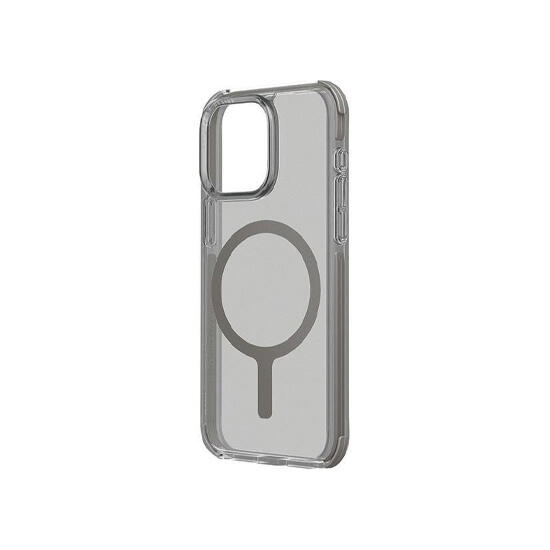 Uniq Hybrid Magclick Charging Combat Iphone 15 Pro Max Frost Grey