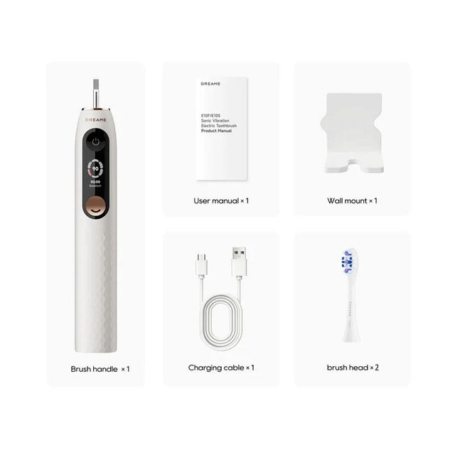 Dreame E10S Sonic Vibration Electric Toothbrush 2 heads included Pink