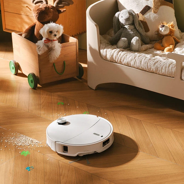 Roborock Robot Vacuum Cleaner Qrevo Curv 2 Pro White