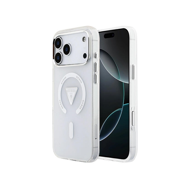 Guess Hc Magsafe Iml Gradient W/ Triangle Logo Iphone 17 Pro Max GUHMP17XHGTMLCGT Transparent