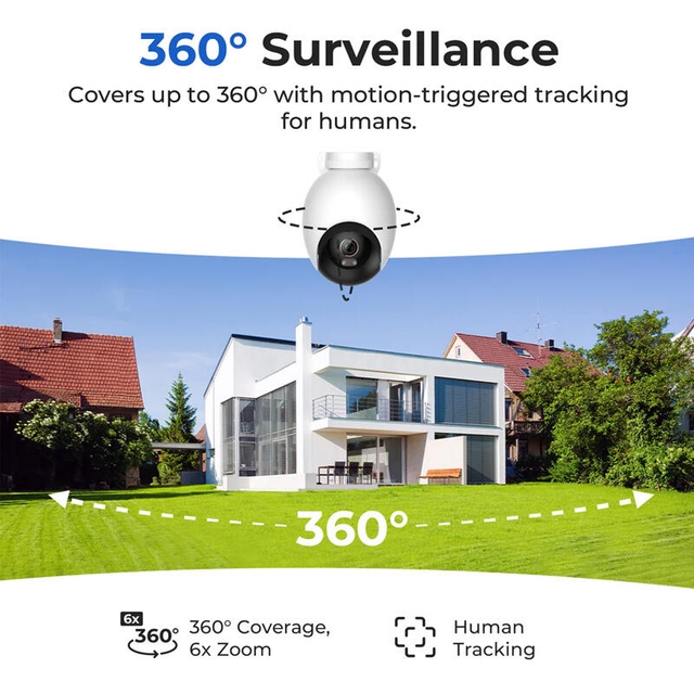 Xiaomi IMILAB EC6 Pro 4K WiFi Plug-in Spotlight Camera White