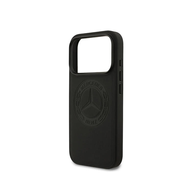 Mercedes-Benz HC Magsafe Leather Vint HC Magsafe Leather Vintage Logo Iphone 17 Pro MEHMP17L25RICVLK Black