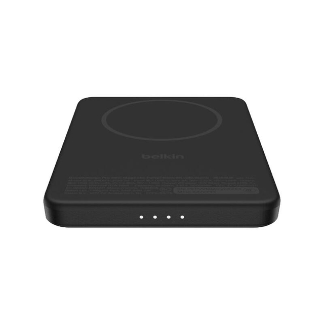 Belkin Slim Magnetic Wireless Power Bank Qi2 15W 5000mAh With Stand BPD011HQBK Black
