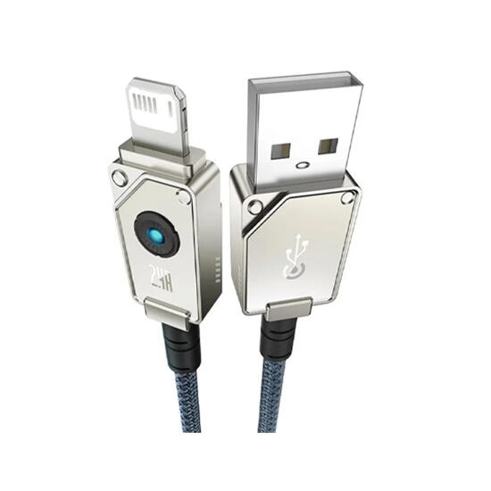 Baseus Unbreakable Series Fast Charging Data Cable USB to IP 2.4A 1m P10355802221-00 Stellar White