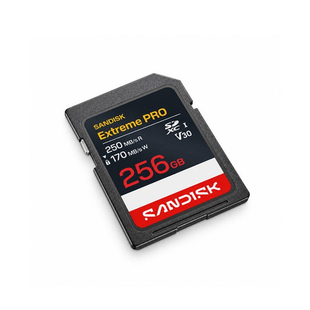 SanDisk 256GB Extreme PRO SD/XC UHS-I Card 250MB/S V30/4K Class 10 SDSDXXJ-256G-GSCIN