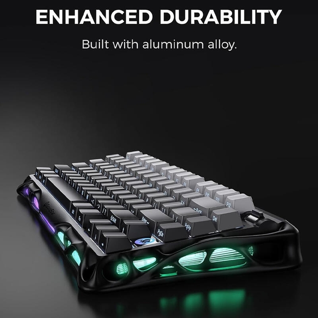 GravaStar Gaming Keyboard Mercury K1 75% Wireless Mechanical Gradient Black