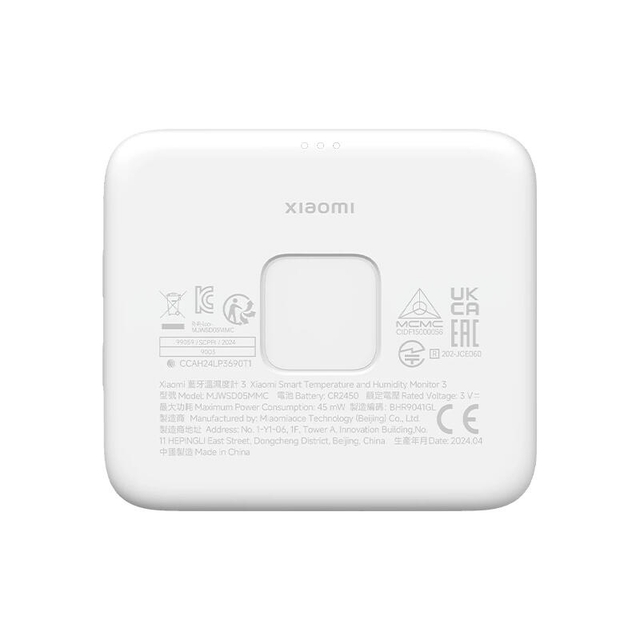 Xiaomi Smart Temperature and Humidity Monitor 3 Mini White
