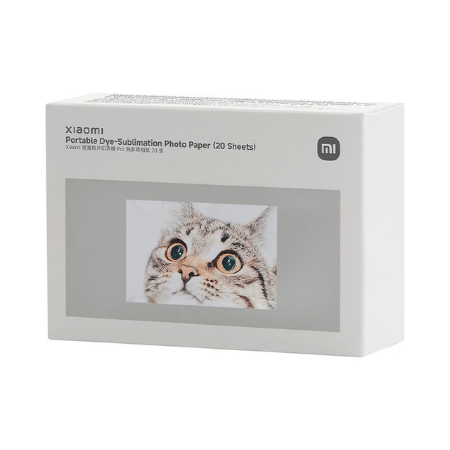Xiaomi Portable Dye-Sublimation Photo Paper 20 Sheets White