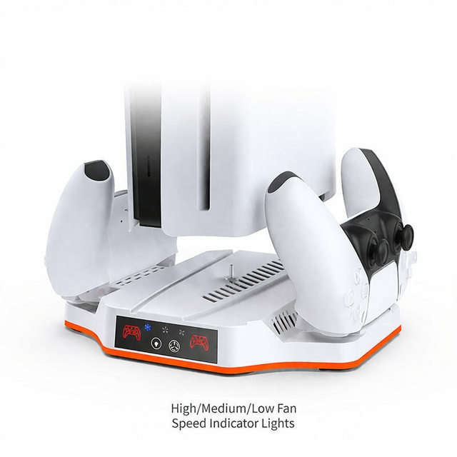 DOBE PS5 slim PS5 pro Multi-Function Charging Stand TP5-3583B White