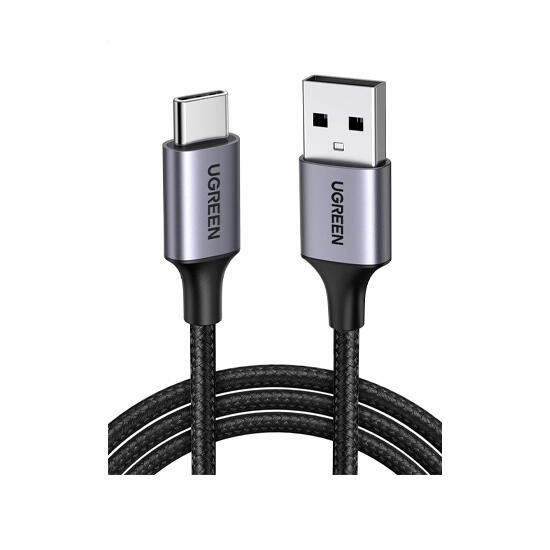 Ugreen USB 2.0 A to Type C Cable Nickel Plating Aluminum Braid 1m 60126