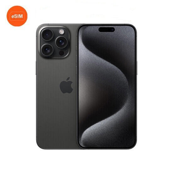 Apple iPhone 15 Pro Max e-SIM only | 256GB Black Titanium