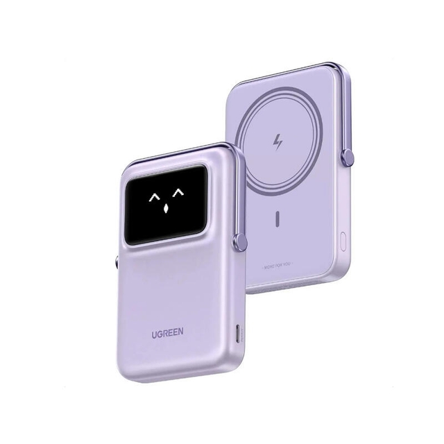 Ugreen Uno 10000mAh Magnetic Wireless Power Bank 45328 Purple