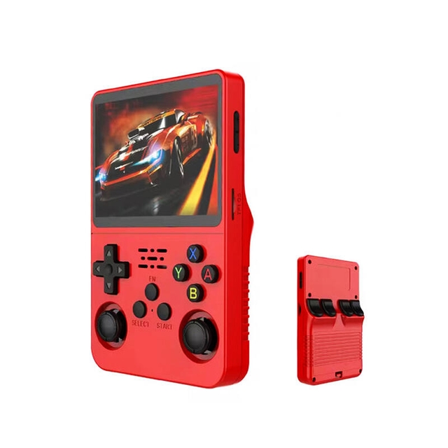 R36S Handheld Portable Game Station Red