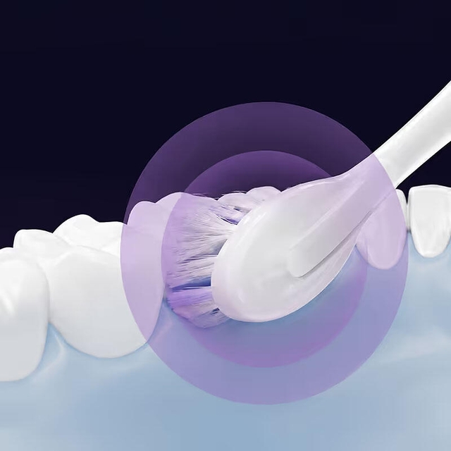 Dreame E10F Sonic Vibration Electric Toothbrush 6 heads included Purple