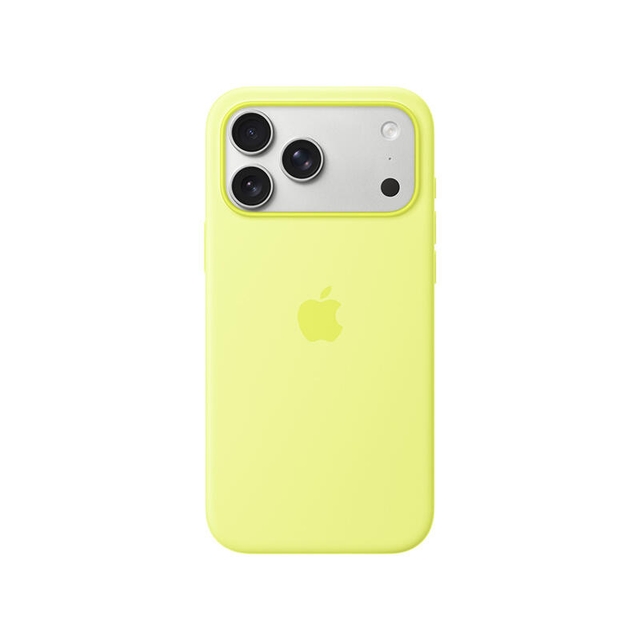 Apple iPhone 17 Pro Max Silicone Case with MagSafe MGFM4ZM/A Neon Yellow