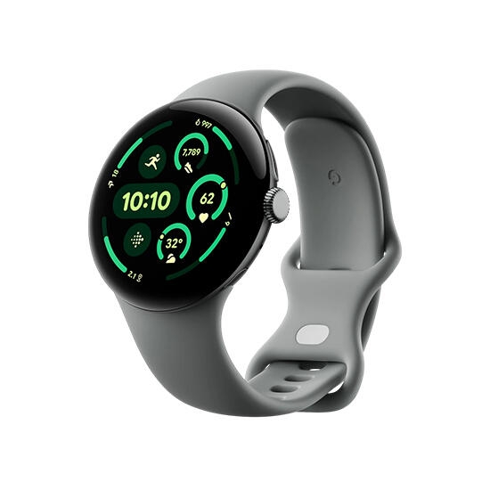 Google Pixel Watch 3 45mm Wi-Fi Matte Hazel Case with Hazel Active Band