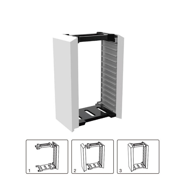 DOBE PS5 12 Layer Disc Storage Rack TP5-0520 Wite