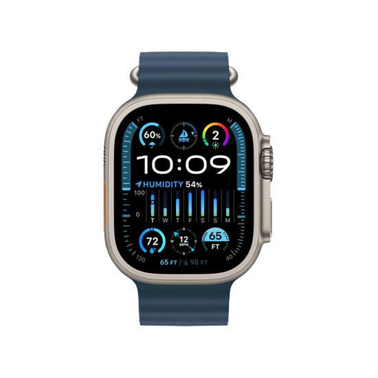 Apple Watch Ultra 2 49mm Titanium Blue Ocean Band MREG3