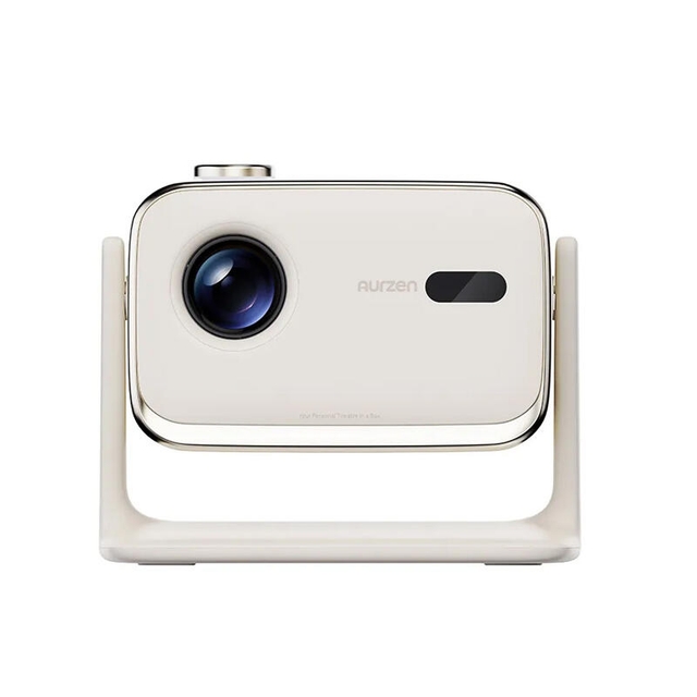 Aurzen Boom Mini Projector Beige White