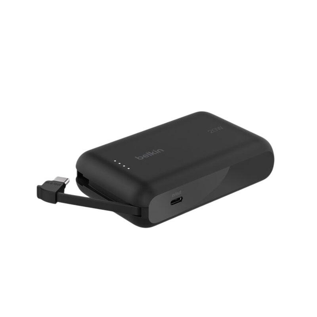 Belkin Power Bank 10000mAh With Integrated Cable BPB021HQBK Black