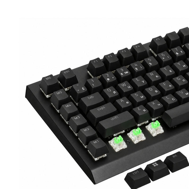 Razer Gaming Keyboard BlackWidow V4 X RGB 110Key Green Switch RZ03-04700800-R3R1 Black