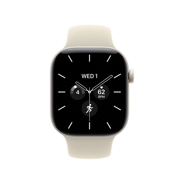 Apple Watch Series 12 GPS 42mm Pearl White Ceramic Case with Sand Sport Band