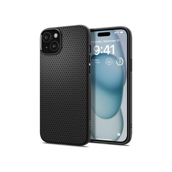 Spigen Liquid Air Case For Apple iPhone 15 ACS06790 Matte Black