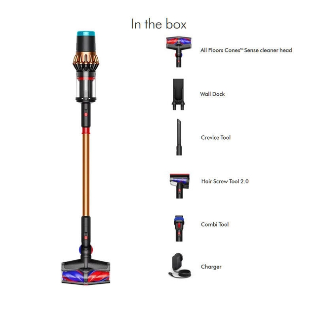 Dyson Vacuum Cleaner SV53-A V16 Animal Cordless Piston 492963-01 Black/Copper