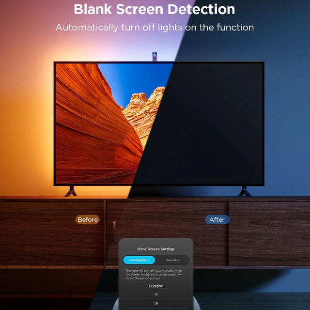 Govee TV Backlight 3 Lite 55-65 inch H60993D1 Black