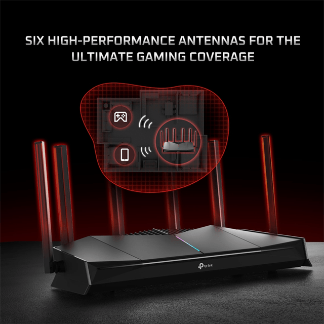 TP-Link Archer GE400 Dual-Band Wi-Fi 7 Gaming Router Black