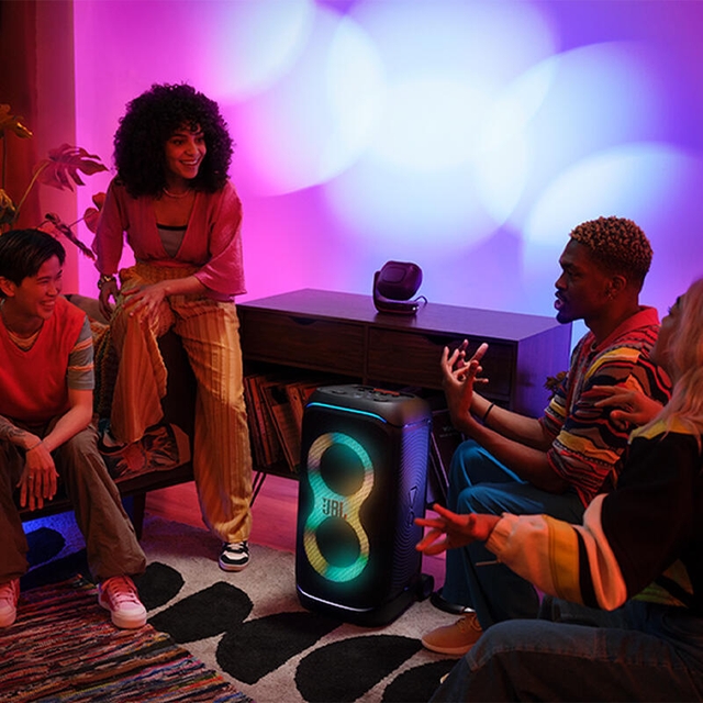 JBL PartyLight Beam Black