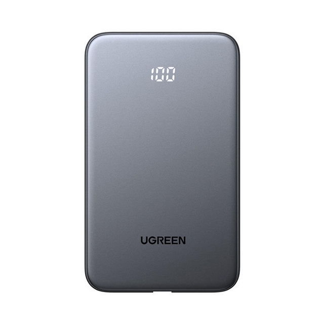 Ugreen 10000mAh 20W Power Bank with Built-in Cable 75161B Grey