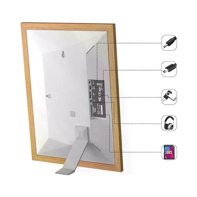 Kodak Digital Photo Frame 10 Inch RCF-1012W Burlywood
