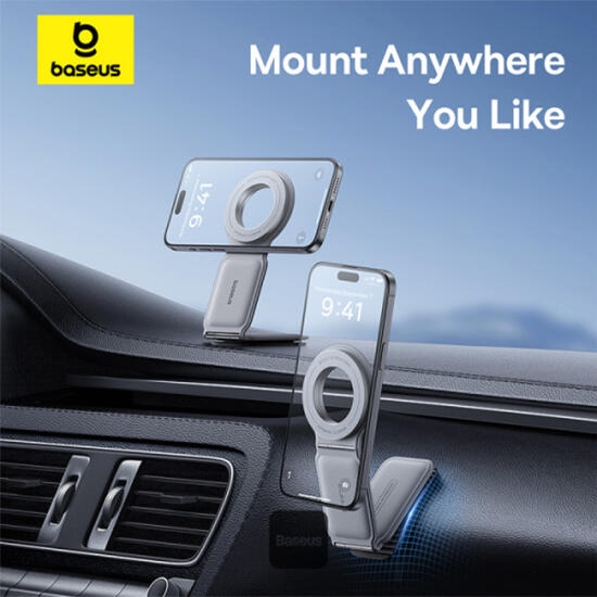 Baseus PrimeTrip Series C02 Mega Magnetic Car Mount Stick-on Version C40169002833-00 Grey
