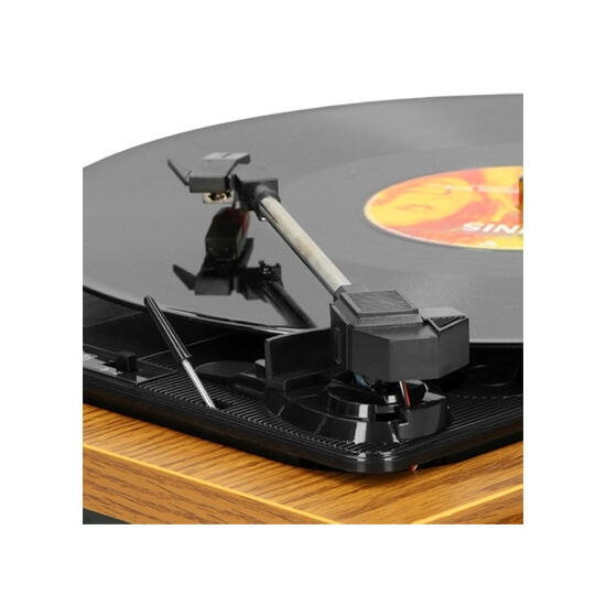 Lenco LS-10 turntable with built-in speakers Wood