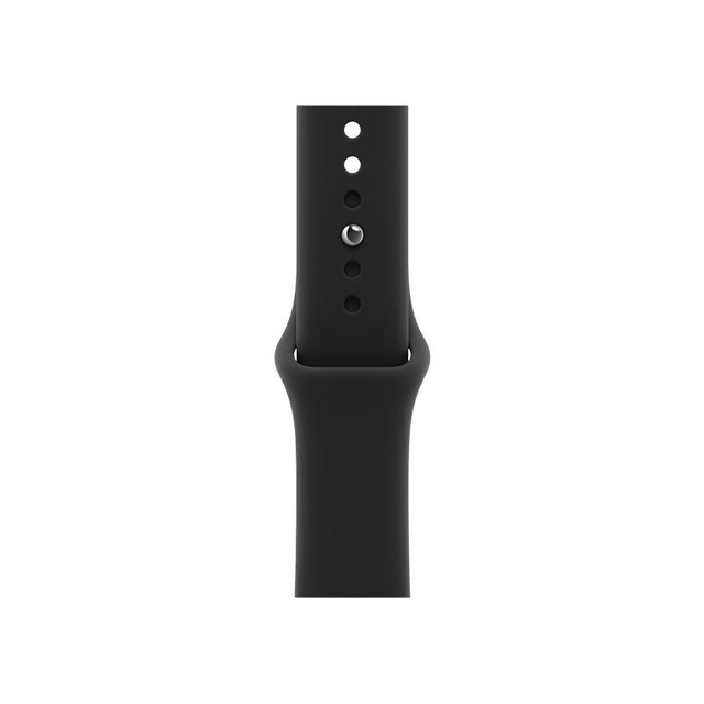 Apple Watch Series 12 GPS 42mm Black Aluminium Case with Black Sport Band