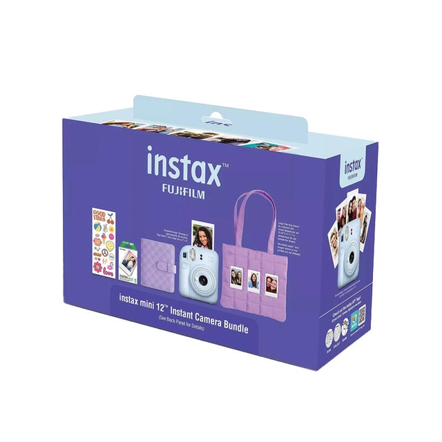 Fujifilm Instax Mini 12 Instant Camera Bundle Pastel Blue