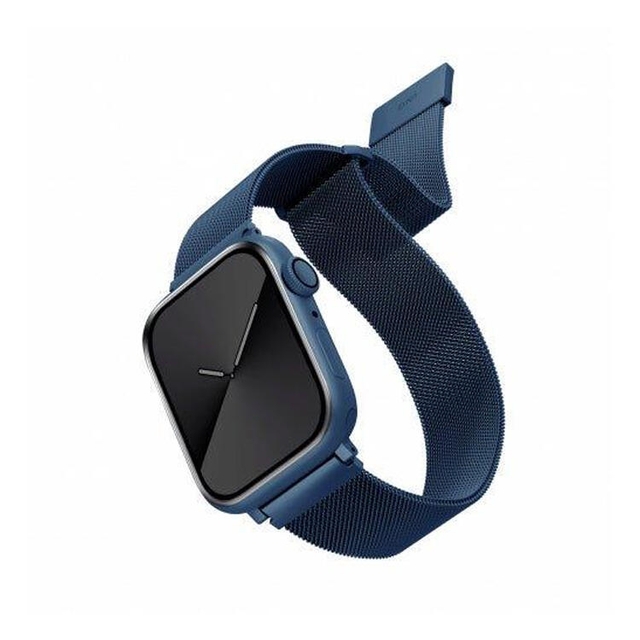 Uniq Dante Apple Watch Mesh Steel Strap 45/44/42 Mm Cobalt Blue