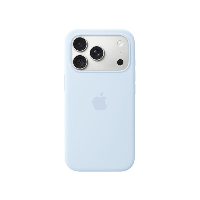 Apple iPhone 18 Pro Silicone Case with MagSafe MK8W4ZM/A Crisp Blue