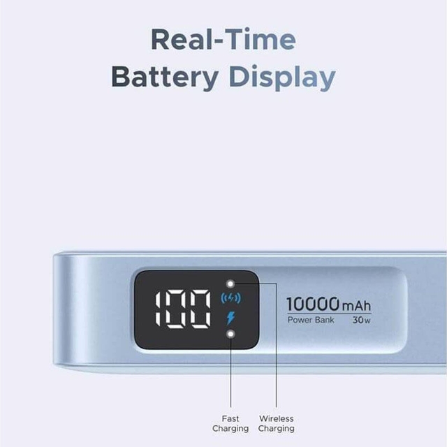 Ugreen MagFlow 10000mAh Magnetic Wireless Power Bank 65958B Grey
