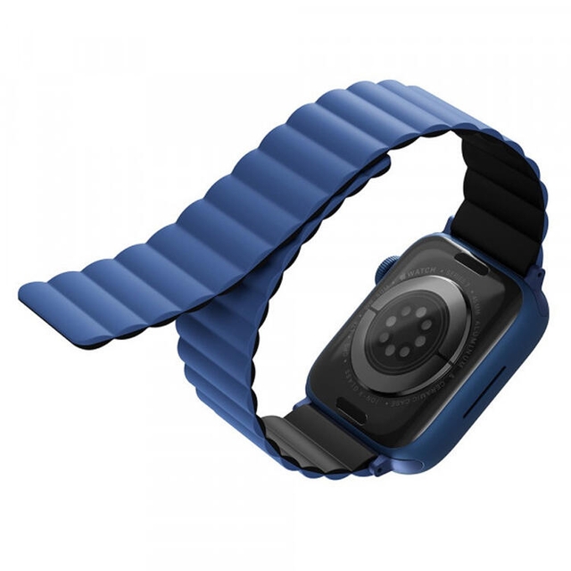 Uniq Revix Reversible Magnetic Apple Watch Strap 41/40/38Mm Blue/Black