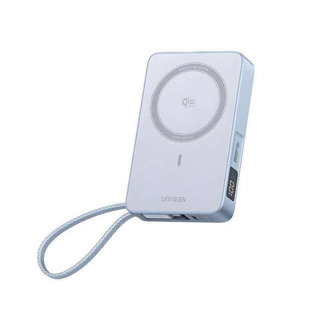 Ugreen MagFlow 10000mAh Magnetic Wireless Power Bank 65958B Grey