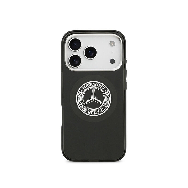 Mercedes-Benz HC Magsafe Lea HC Magsafe TPU Double Layer Vintage Logo Iphone 17 Pro MEHMP17L25HVINLK Black