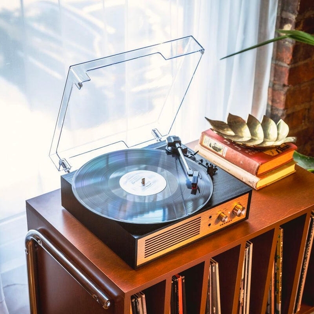 Crosley Miles Record Player Black