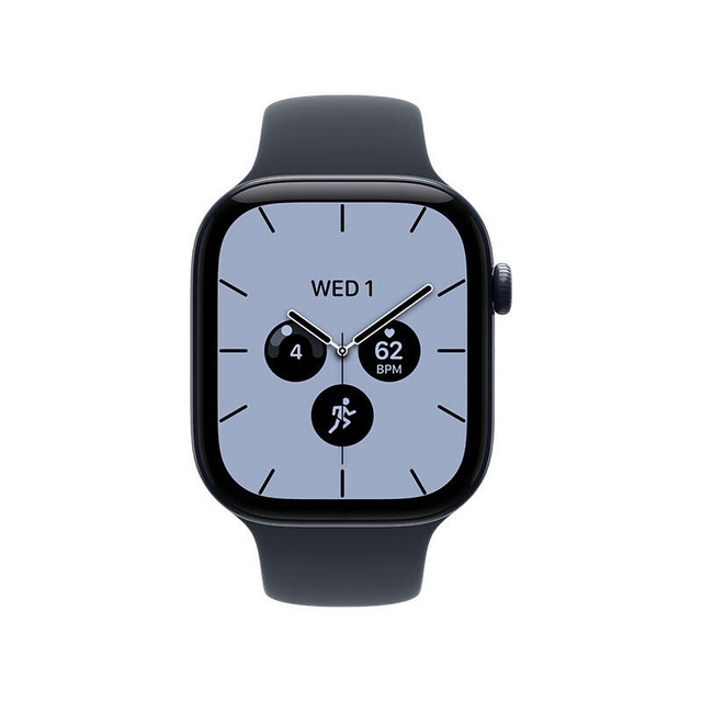 Apple Watch Series 12 GPS 46mm Night Blue Ceramic Case with Navy Blue Sport Band