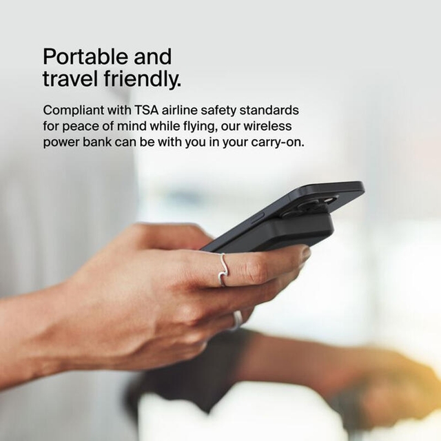 Belkin Magnetic Wireless Power Bank Qi2 15W 8000mAh With Stand BPD007BTBK Black