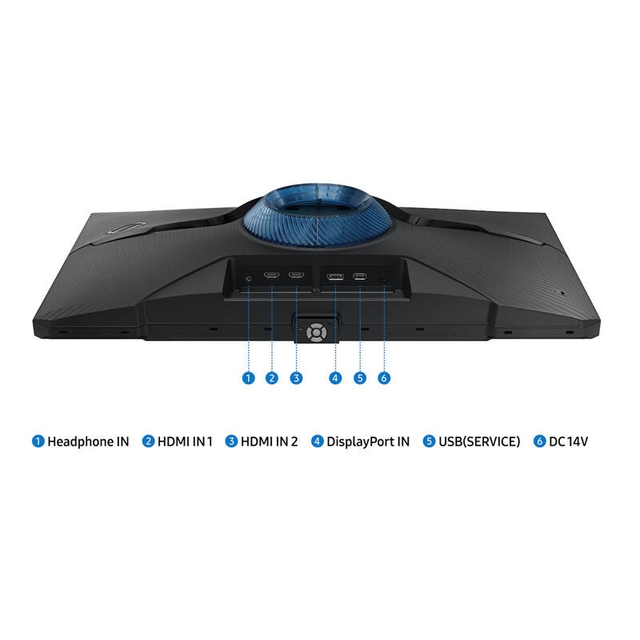 Samsung Odyssey G4 Gaming Monitor 25 LS25BG400EIXCI Black